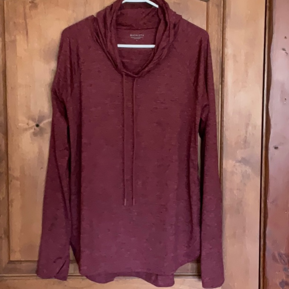 Athleta Hooded Pull-over, Size L.
